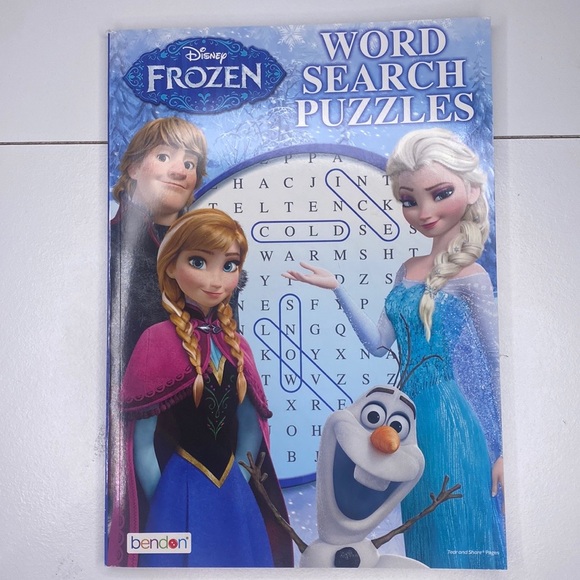 NWT Lot of 7 Disney Frozen Word Search Puzzles PERFECT FOR KIDS PARTY FAVORS - Picture 2 of 5